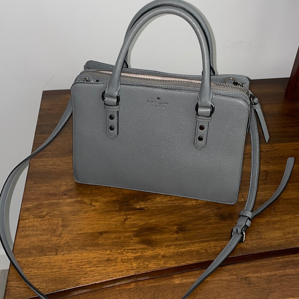 Kate Spade mulberry street handbag in color Lakesedge. Shoulder strap included.